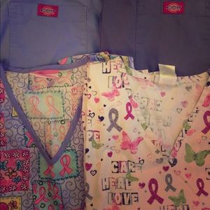 2 SETS LADIES SCRUB SETS